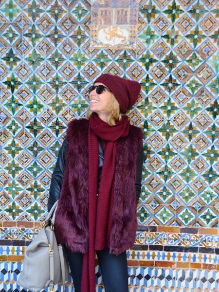 Burgundy outfit inspirations - Sevilla - Spain